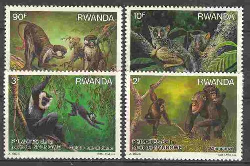 Руанда 4 марки